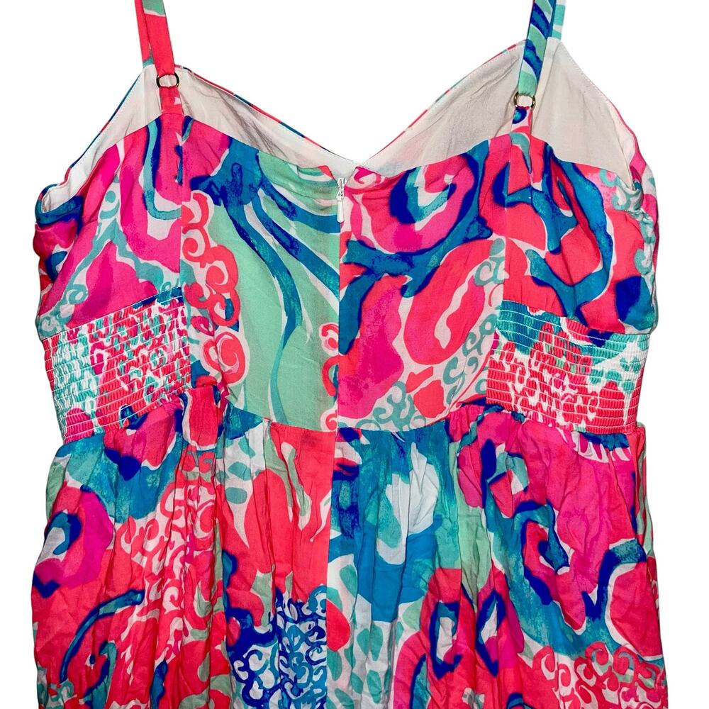 Lilly Pulitzer Mini Dress Christine Coral Reef So Jelly - Picture 6 of 9